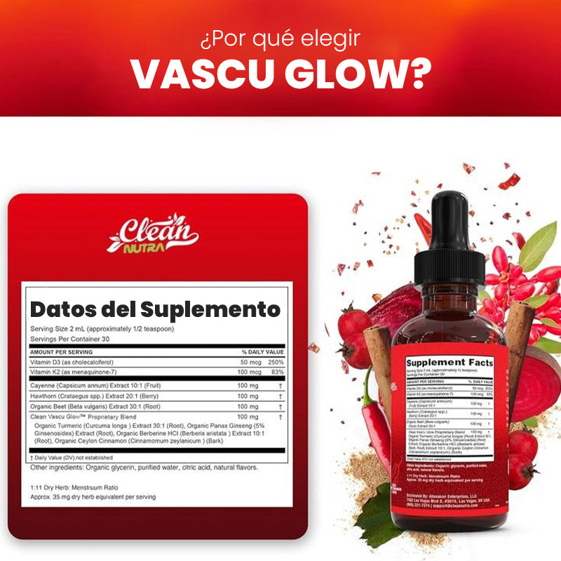 Vascu Glow Líquido Natural