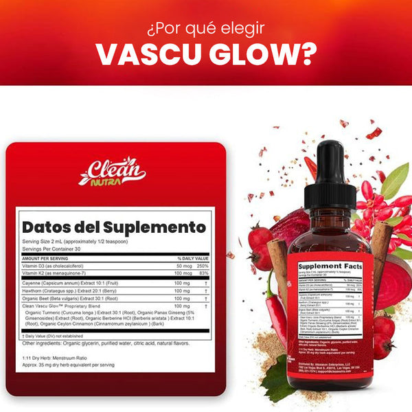 Vascu Glow Líquido Natural