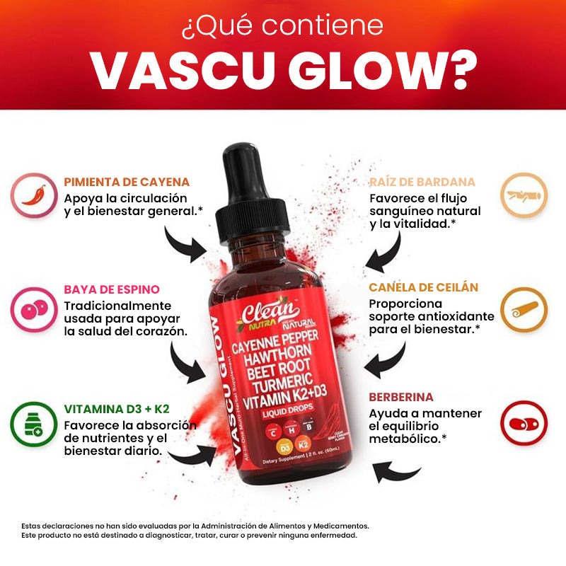 Vascu Glow Líquido Natural
