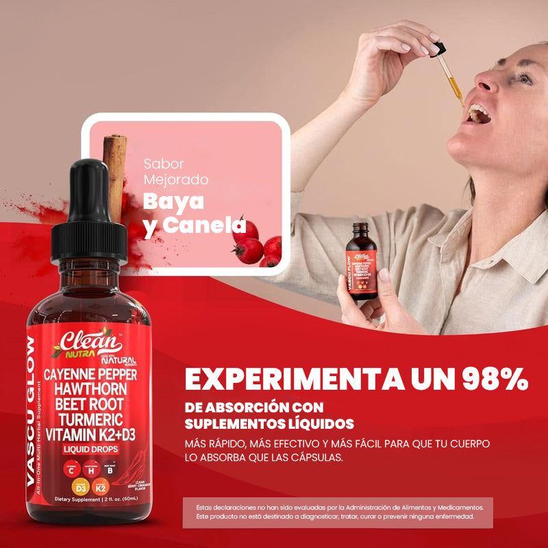 Vascu Glow Líquido Natural